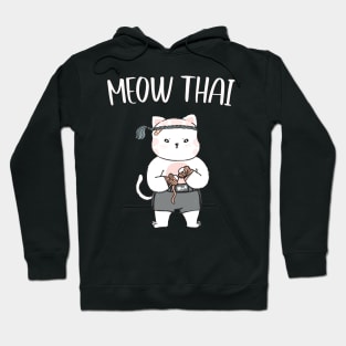 Muay Thai Cat Hoodie